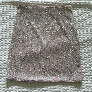 Sequin mini skirt